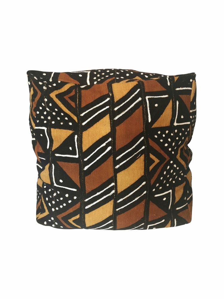 Ottomans - Alioune Big Bogolan Pouf - MAISON LAADANI
