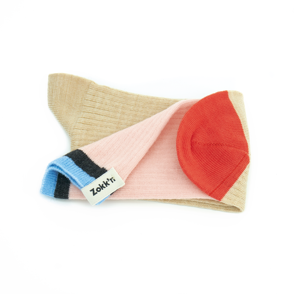 Socks - Bertha, single sock, mix & match - ZOKK'N - SINGLE SOCKS
