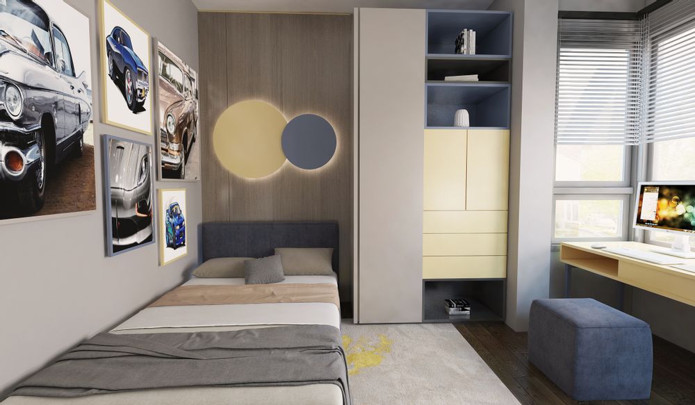 Chambres d'enfants - CHAMBRE D'ENFANT - MASS INTERIOR DESIGN&FURNITURE