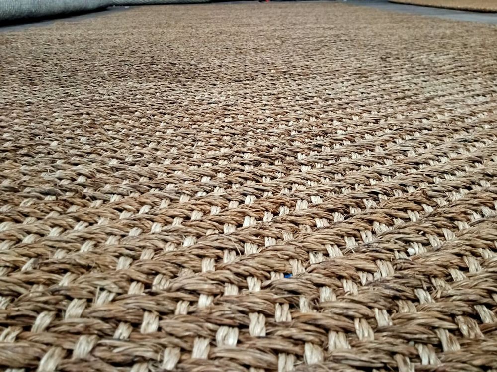 Tapis classiques - CRÉMERIA BICOLORE ET ÉCORCE DES BAHAMAS - WEAVEMANILA