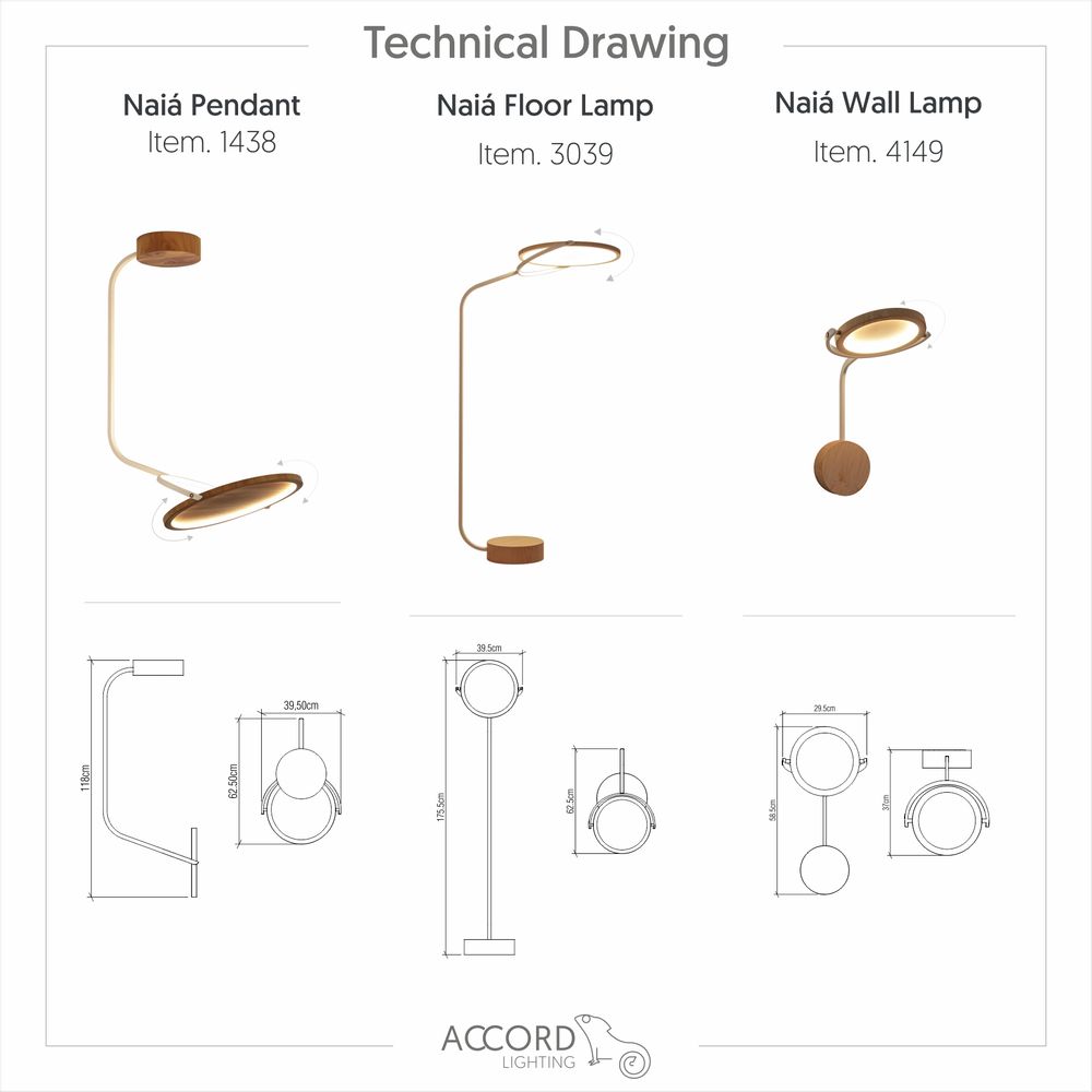 Hanging lights - Naiá Collection - ACCORD LIGHTING