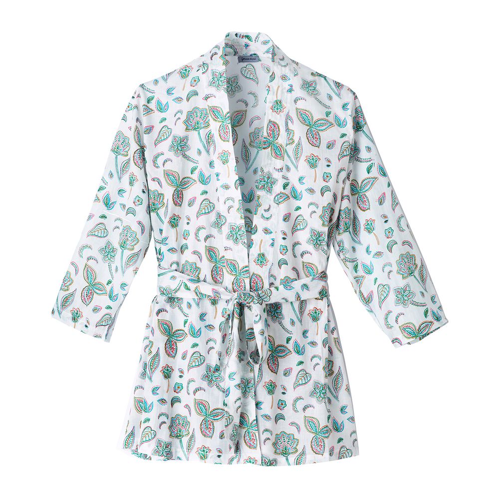 Homewear - Juliette short kimono print - GERMAINE DES PRES