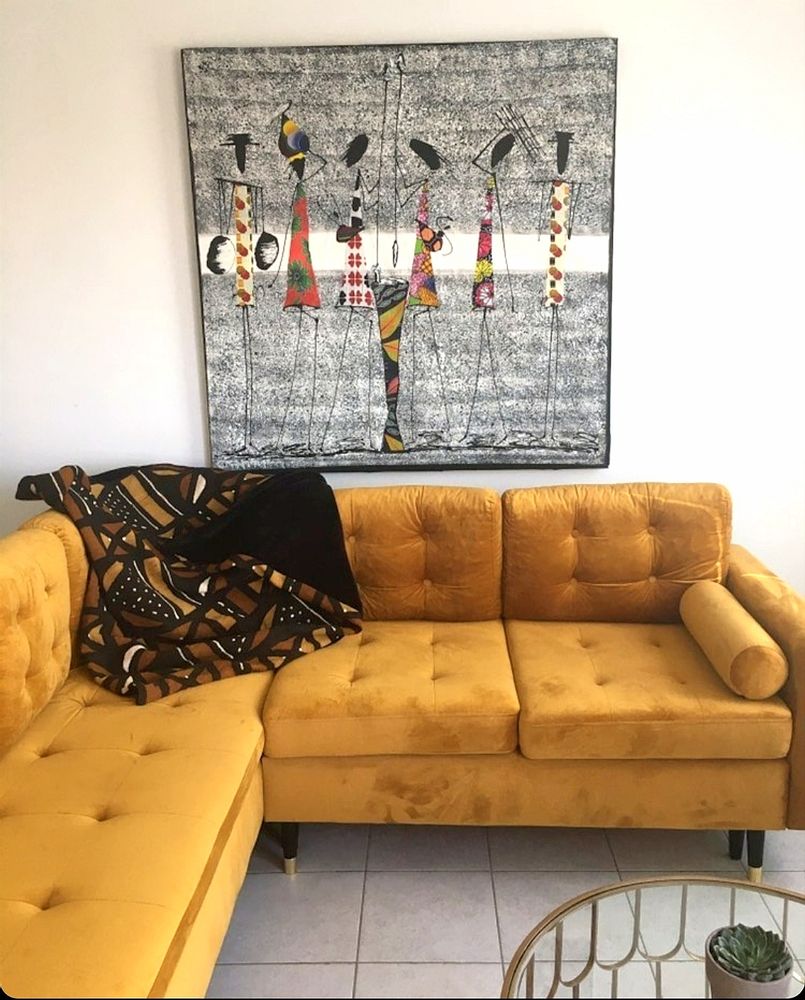 Decorative objects - Plaid, Bogolan Sofa Throw - MAISON LAADANI