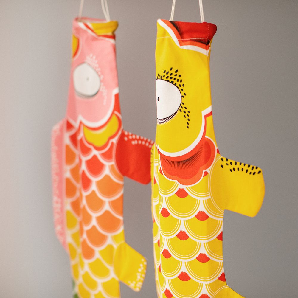 Decorative objects - Deep Yellow Koinobori (K024/S) - MADAME MO
