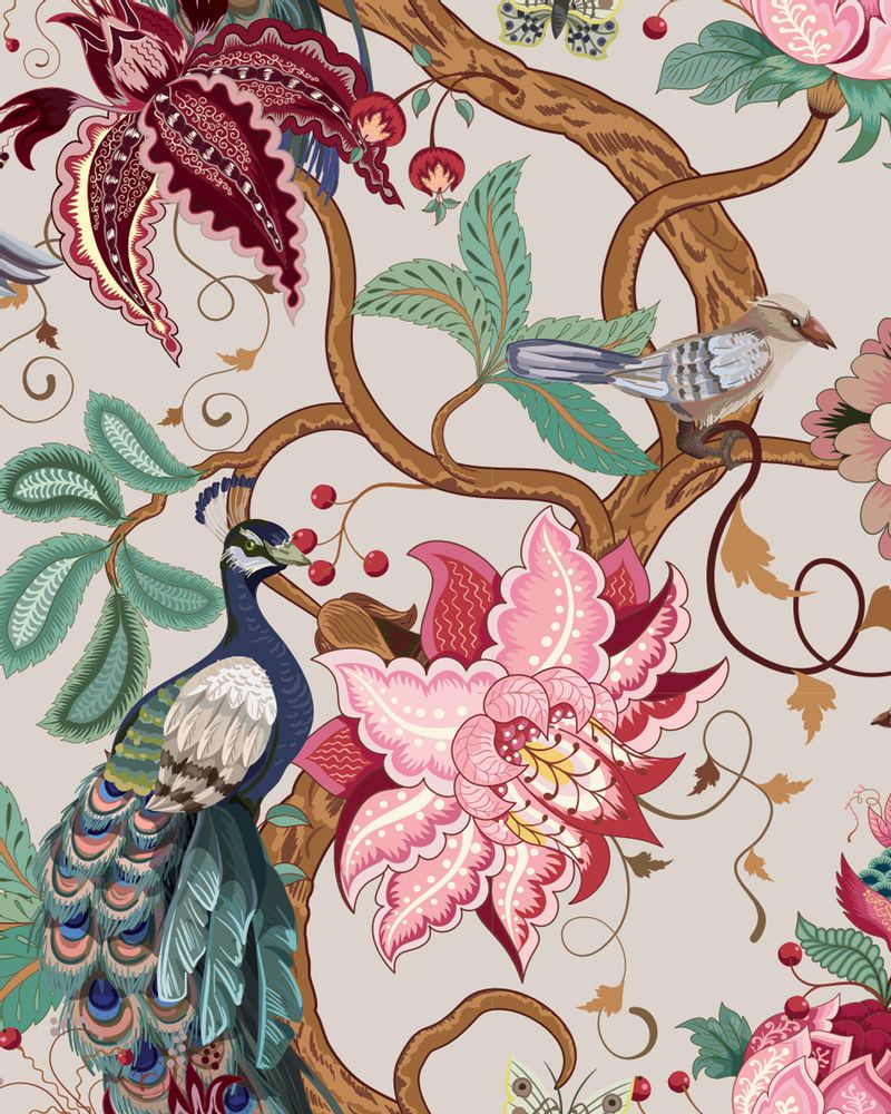 Wallpaper - PAVO or TB wallpaper - LGD01 DECOR MURAL SUR MESURE