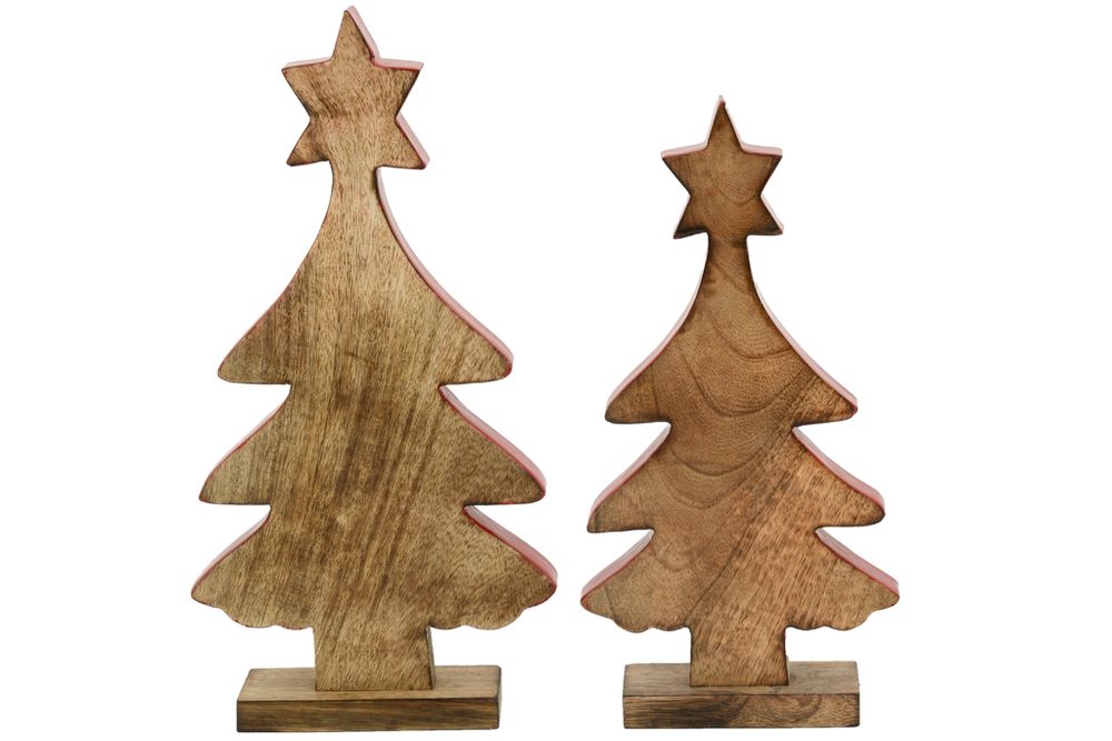 Autres décorations de Noël - Sapins décoratifs en bois  - AUBRY GASPARD