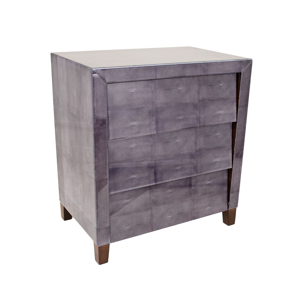 Commodes - Commode à 3 tiroirs Shargreen gris foncé des années 1950 - RV ASTLEY LTD