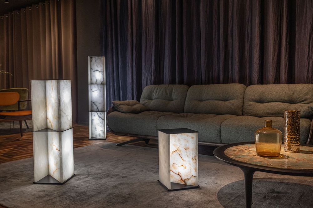 Lampadaires - SOVRAPPOSIZIONI collezione lampade - ARTIERI ALABASTRO