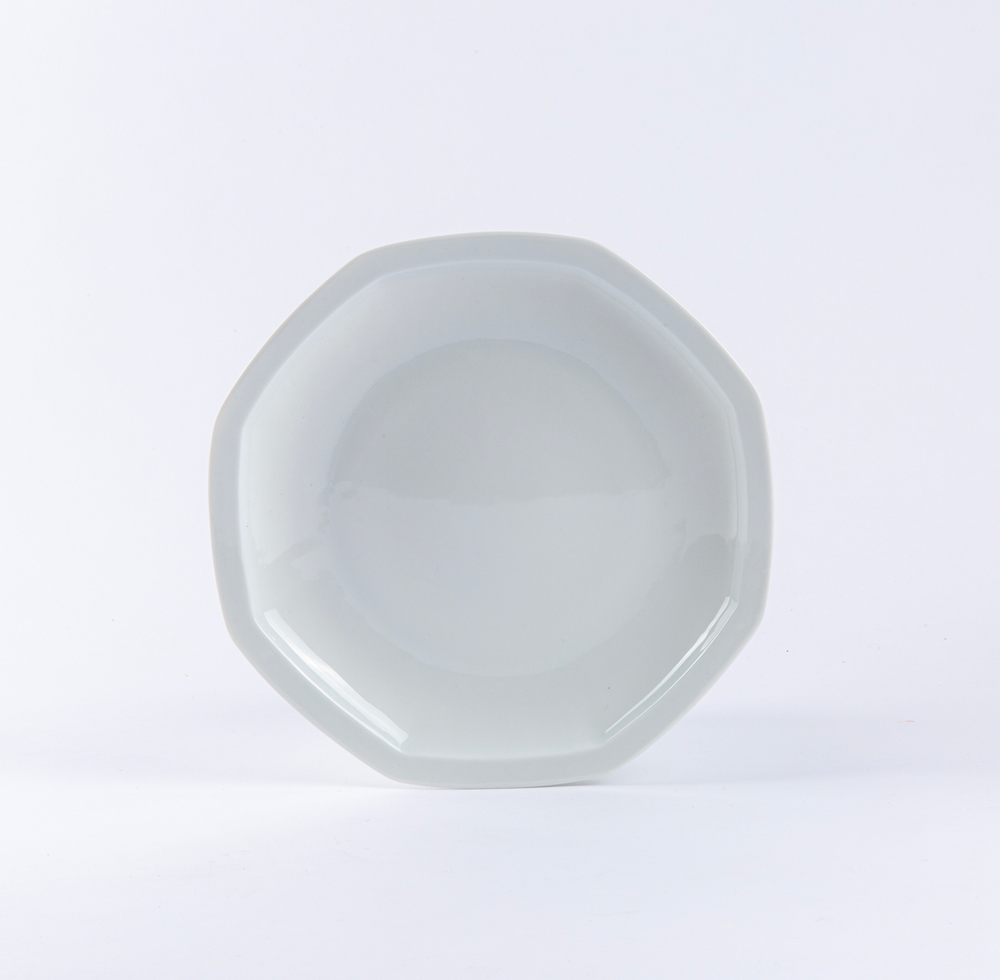 Kitchen utensils - White Porcelain Dessert Plate - OGRE LA FABRIQUE