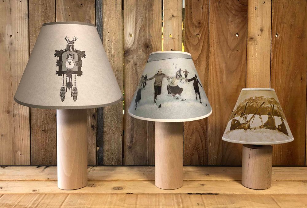 Objets personnalisables - COLLECTION LUMINAIRES MONTAGNE / LAMPES "FORESTA" - LA MAISON DE GASPARD