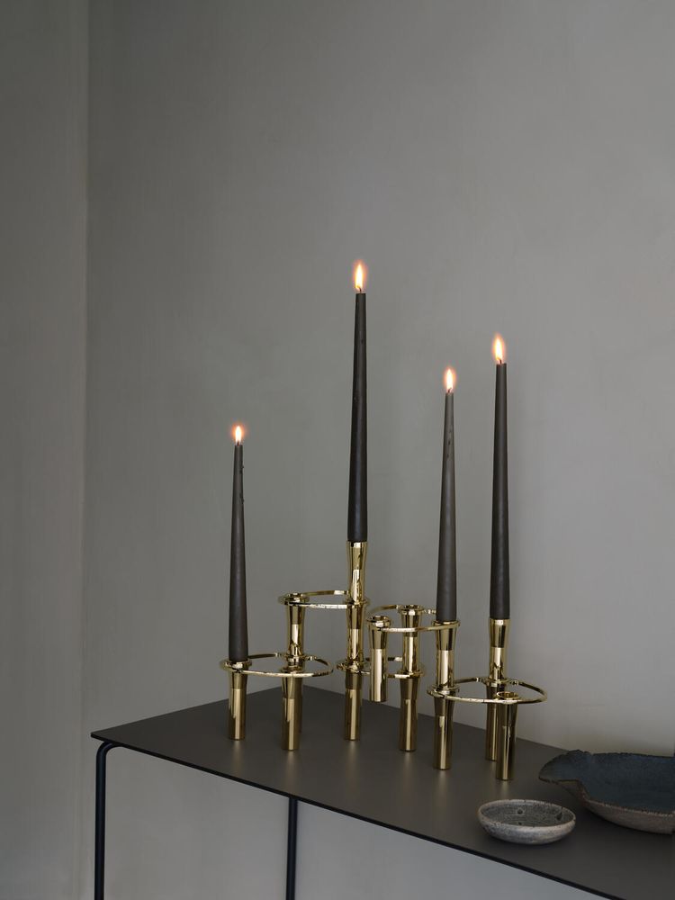 Objets personnalisables - LIND CURVE BOUGEOIRS MODULAIRES, GOLD - LIND DNA