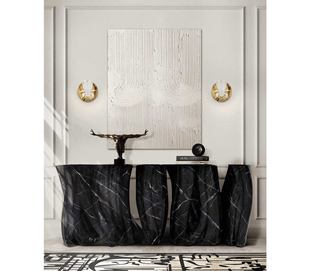 Sideboards - MONOCHROME FAUX-MARBLE Sideboard - BOCA DO LOBO