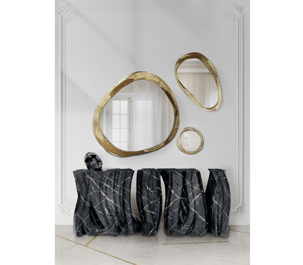 Sideboards - MONOCHROME FAUX-MARBLE Sideboard - BOCA DO LOBO