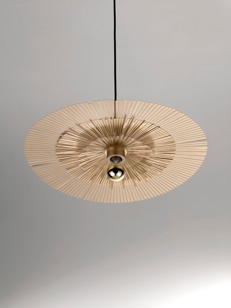 Pièces uniques - Applique murale, plafonnier et suspension LAFAYETTE en laiton massif. - RADAR INTERIOR