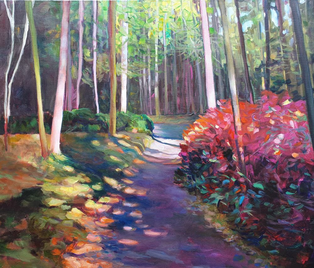 Paintings - Let's walk in the woods - ARTBOULIET