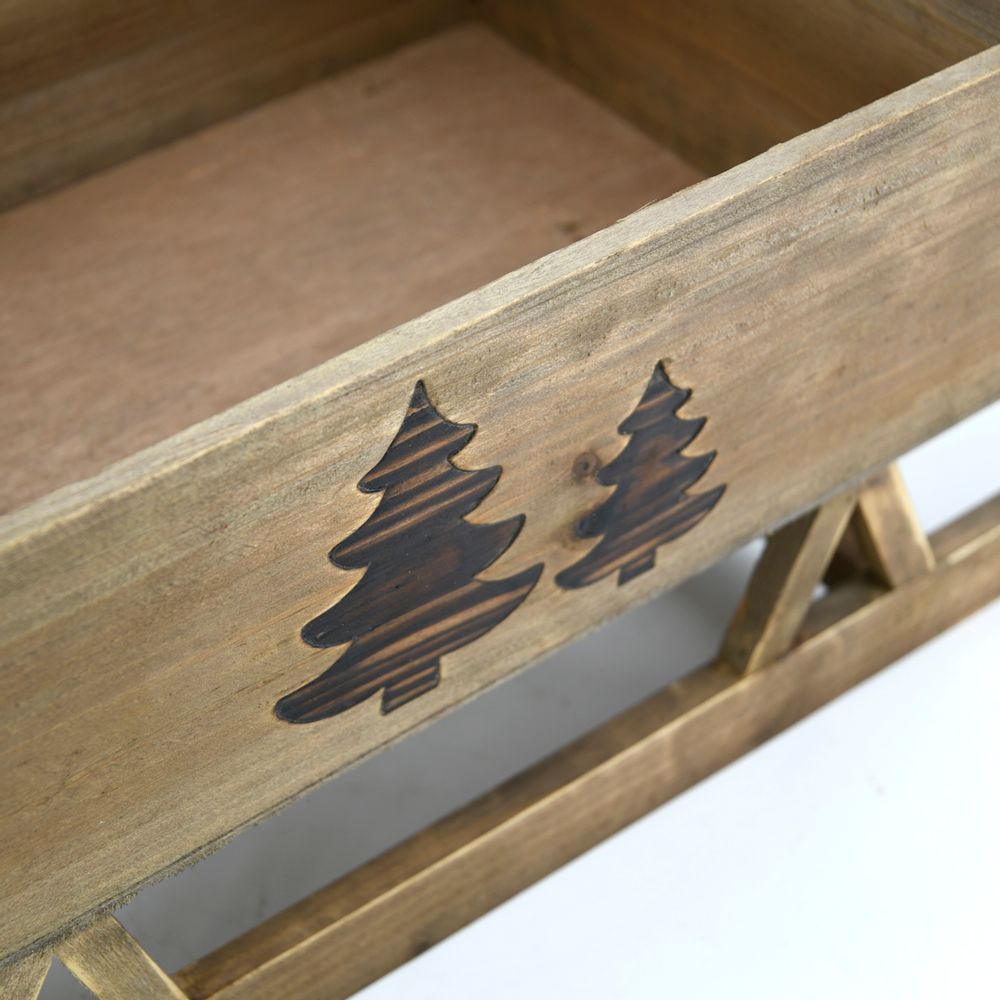 Autres décorations de Noël - Luge décorative en bois - AUBRY GASPARD