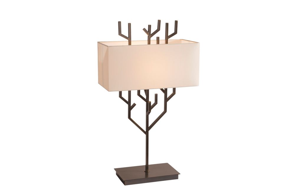 Table lamps - Lorcan table lamp in dark brass finish - RV ASTLEY LTD