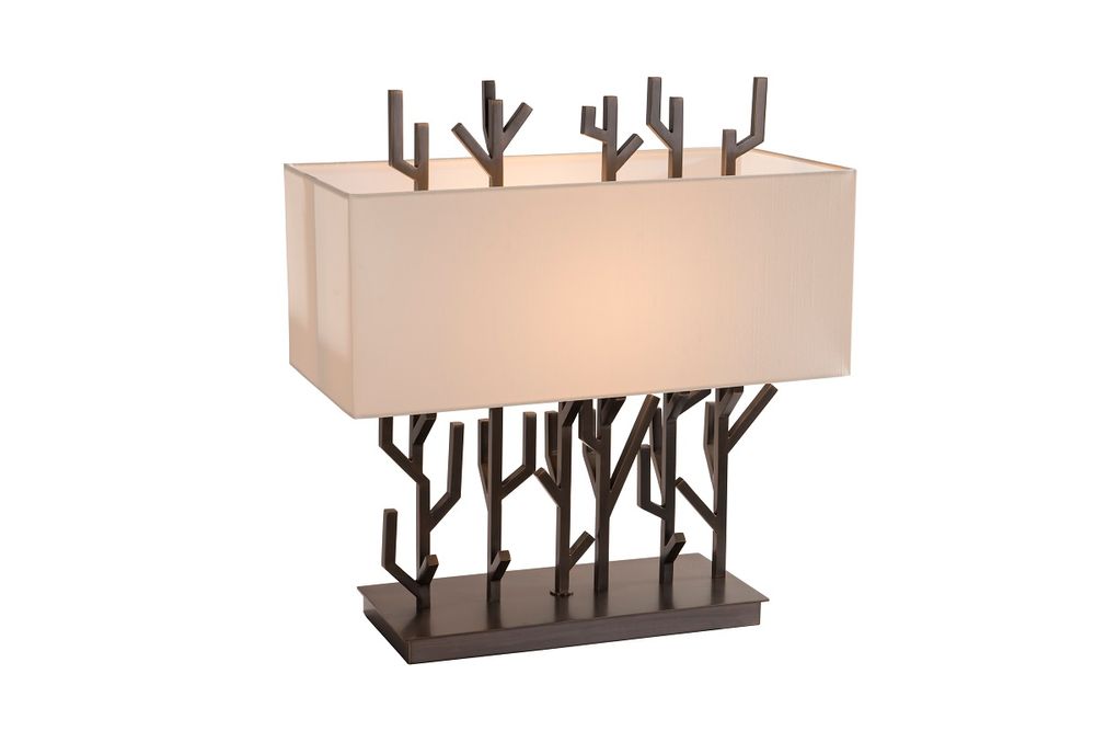 Table lamps - Carrock table lamp in dark brass finish - RV  ASTLEY LTD