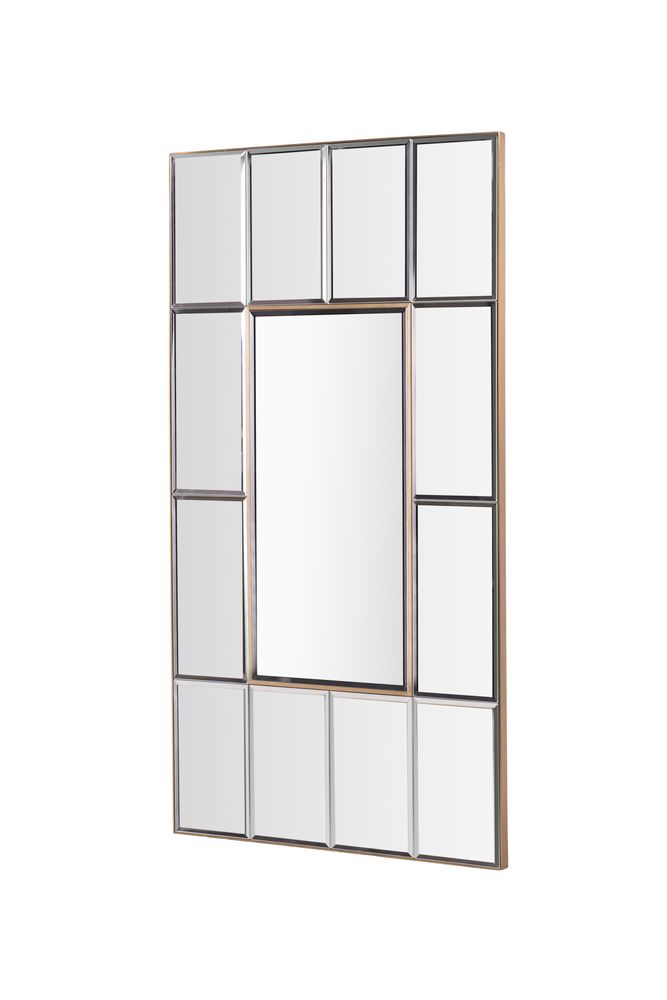 Miroirs - Miroir Selenga en laiton antique - RV ASTLEY LTD