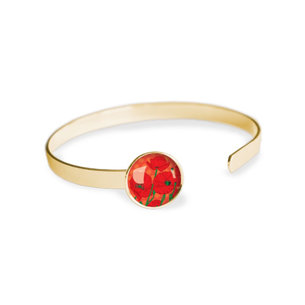 Bijoux - Thin bangle fully gilded with fine gold Les Parisiennes Poppy - LES JOLIES D'EMILIE