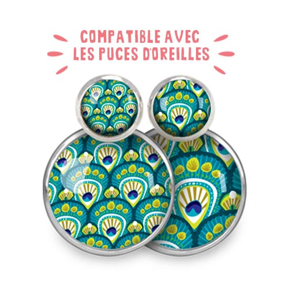 Bijoux - Nomade Billes silver Les Parisiennes Peacock - LES JOLIES D'EMILIE