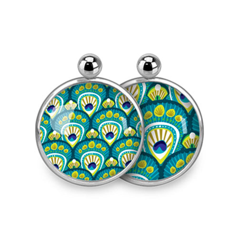 Bijoux - Nomade Billes silver Les Parisiennes Peacock - LES JOLIES D'EMILIE
