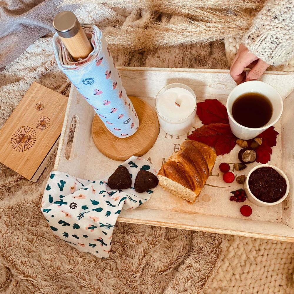 Kitchen linens - Washable and reusable paper towels - ANOTHERWAY