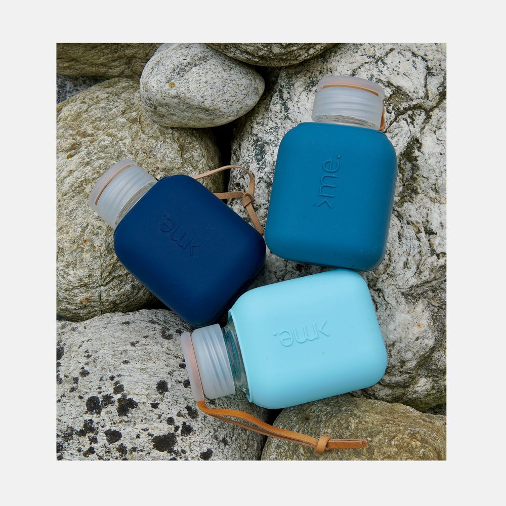 Other office supplies - SUSTAINABLE SQUIREME. Y2  - The Cube - ENERGIZED HANDMADE PREMIUM QUALITY GLASS BOTTLE (370 ml /13 oz) PORTABLE - SQUIREME.