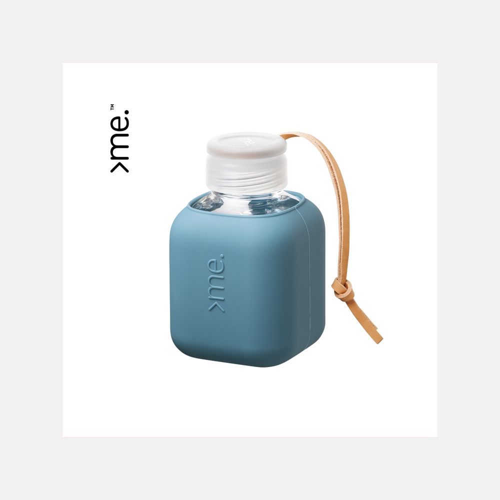 Other office supplies - SUSTAINABLE SQUIREME. Y2  - The Cube - ENERGIZED HANDMADE PREMIUM QUALITY GLASS BOTTLE (370 ml /13 oz) PORTABLE - SQUIREME.