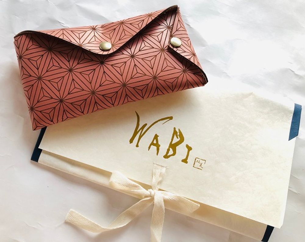 Leather goods -  KASANE Multi Case in Durable Origami Way Leather - WABI WORLD