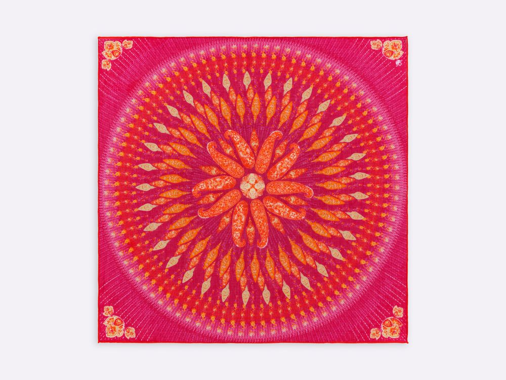 Foulards et écharpes - écharpe LYRE - 100% COTON - MADE IN FRANCE - IMPRESSION - PETRUSSE PARIS
