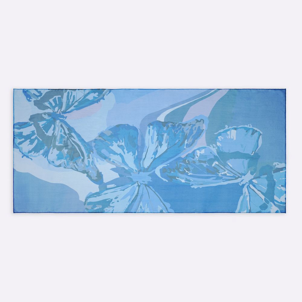 Scarves - SCARF ODE - 100% SILK - MADE IN FRANCE - IMPRESSION - PETRUSSE PARIS