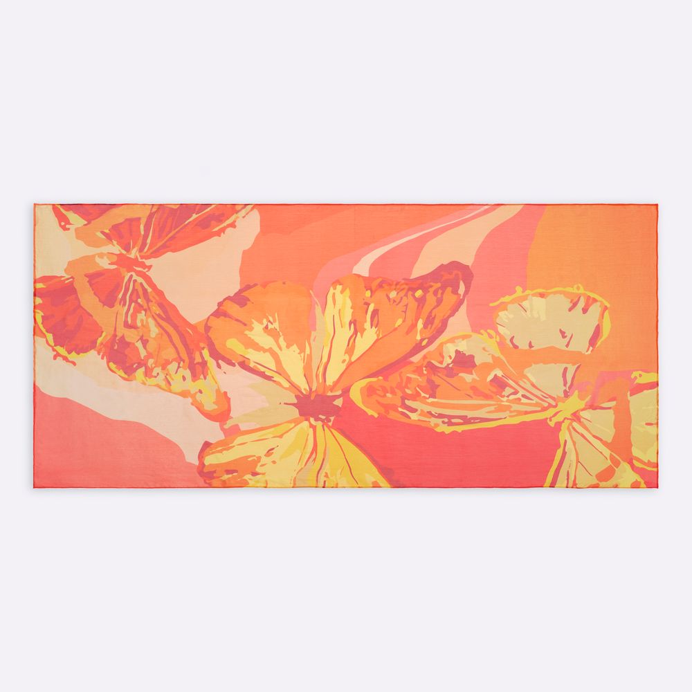 Scarves - SCARF ODE - 100% SILK - MADE IN FRANCE - IMPRESSION - PETRUSSE PARIS