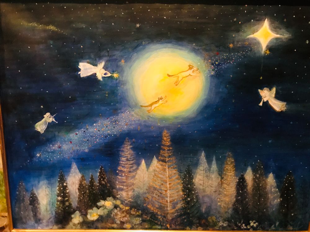Design objects - Oil painting for peace from Japan - WABI