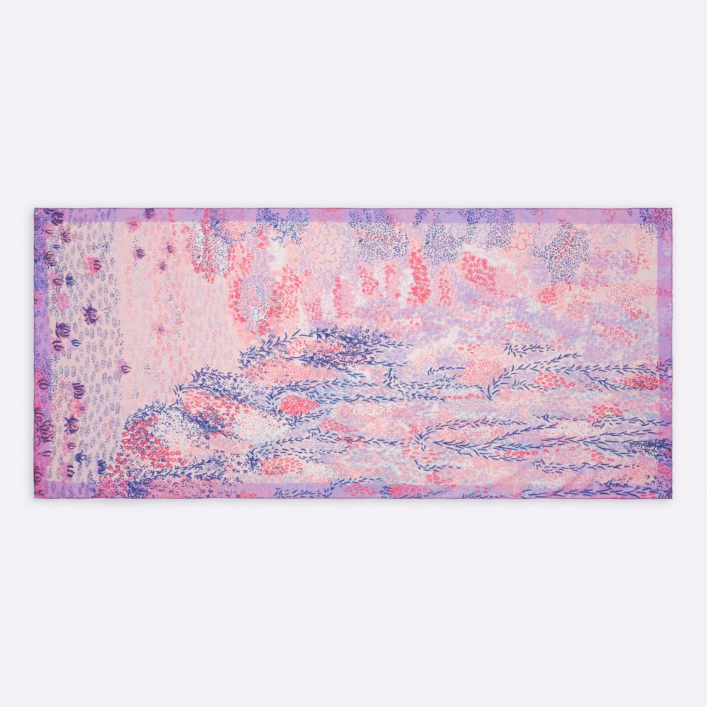 Scarves - SCARF LILI - 100% ORGANIC COTTON - ECO-FRIENDLY - PRINT - PETRUSSE PARIS