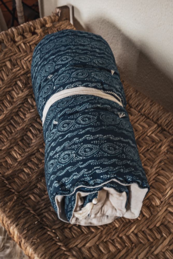 Fabric cushions - Hand woven antique hungarian hemp with eco-cotton back - LINEAGE BOTANICA - THE ART OF WELLBEING