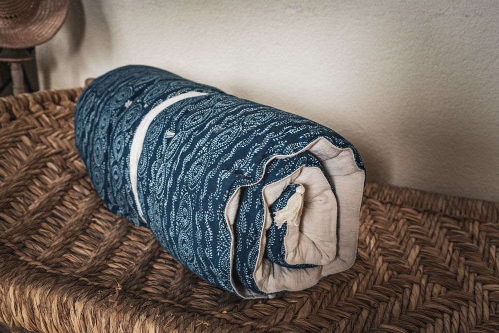 Fabric cushions - Hand woven antique hungarian hemp with eco-cotton back - LINEAGE BOTANICA - THE ART OF WELLBEING