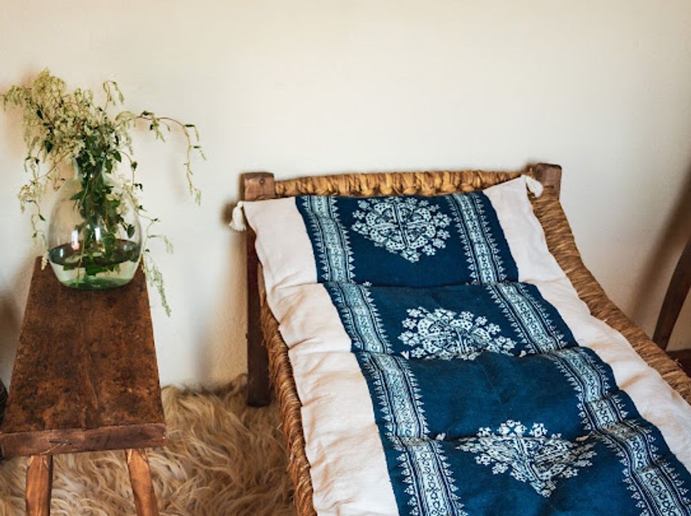 Fabric cushions - Hand woven antique hungarian hemp with eco-cotton back - LINEAGE BOTANICA - THE ART OF WELLBEING