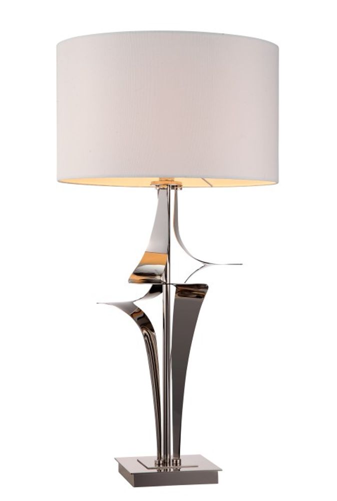 Table lamps - Gian nickel table lamp - RV ASTLEY LTD