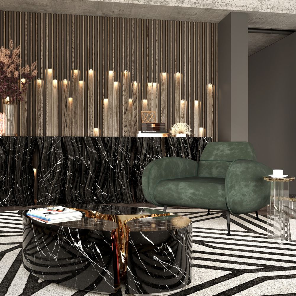 Sideboards - MONOCHROME FAUX-MARBLE Sideboard - BOCA DO LOBO