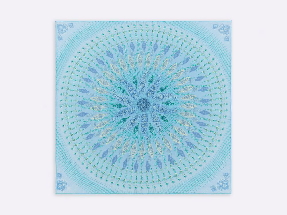 Foulards et écharpes - écharpe LYRE - 100% COTON - MADE IN FRANCE - IMPRESSION - PETRUSSE PARIS