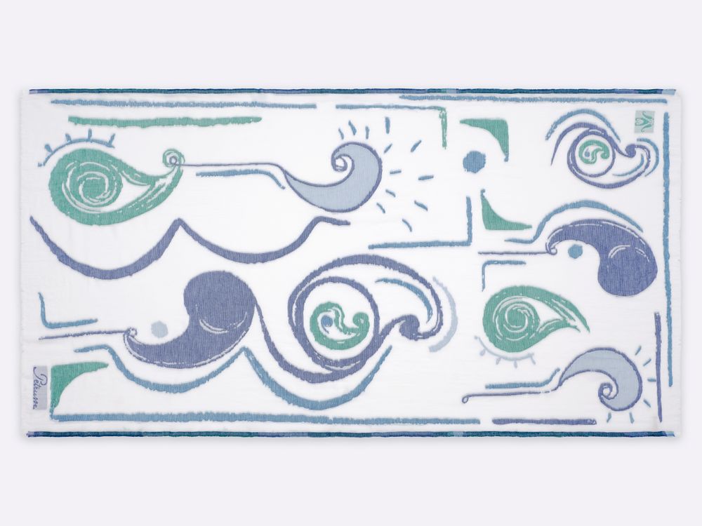 Scarves - SCARF LEA - 100% ORGANIC COTTON - ECO-FRIENDLY - Jacquard launched cut - PETRUSSE PARIS