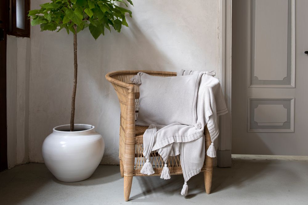 Plaids - Plaid et housse de coussin décoratif Sardinie - HOUSE IN STYLE