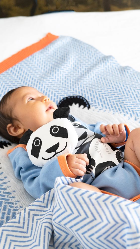 Childcare accessories - Panda comforter 100% organic cotton - COQ EN PATE