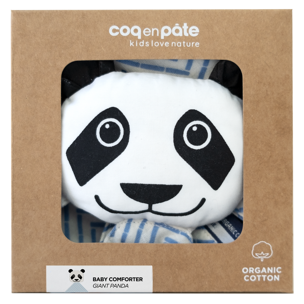 Childcare accessories - Panda comforter 100% organic cotton - COQ EN PATE