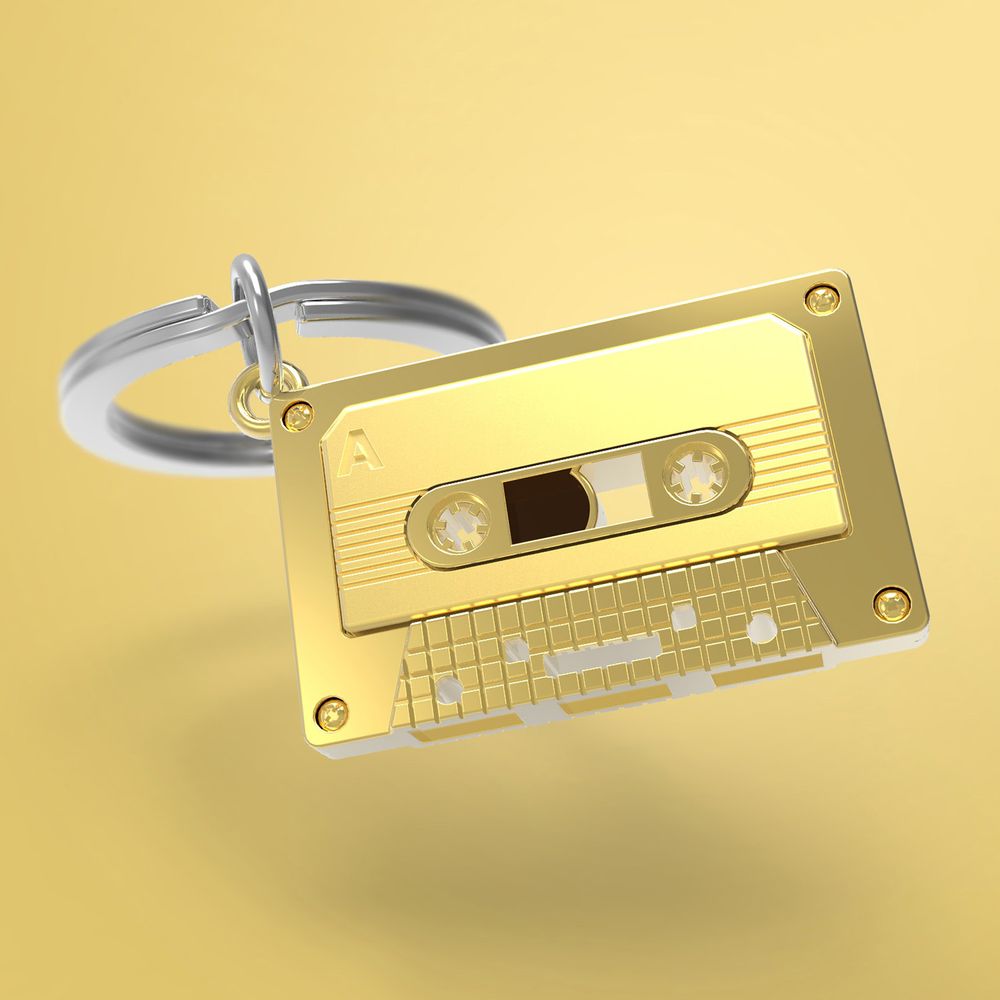Cadeaux - Porte-clés Vintage Audio Tape K7 - METALMORPHOSE