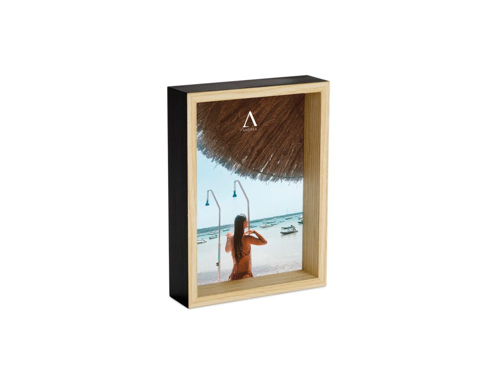Frames - BLACK MDF PHOTO FRAME 10X15 AX71517 - ANDREA HOUSE