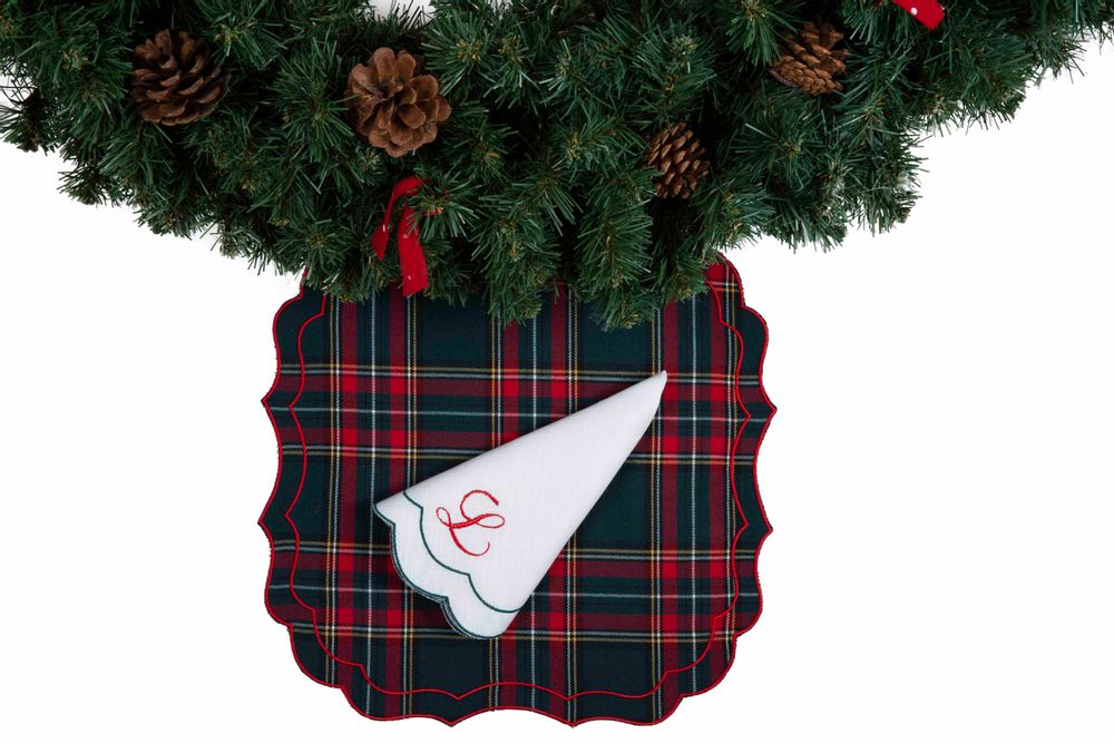 Décorations pour tables de Noël - COLLECTION TARTAN - LA GALLINA MATTA