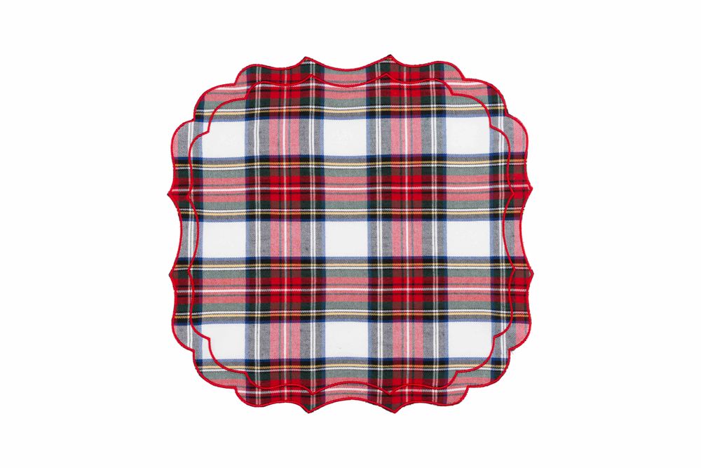 Décorations pour tables de Noël - COLLECTION TARTAN - LA GALLINA MATTA
