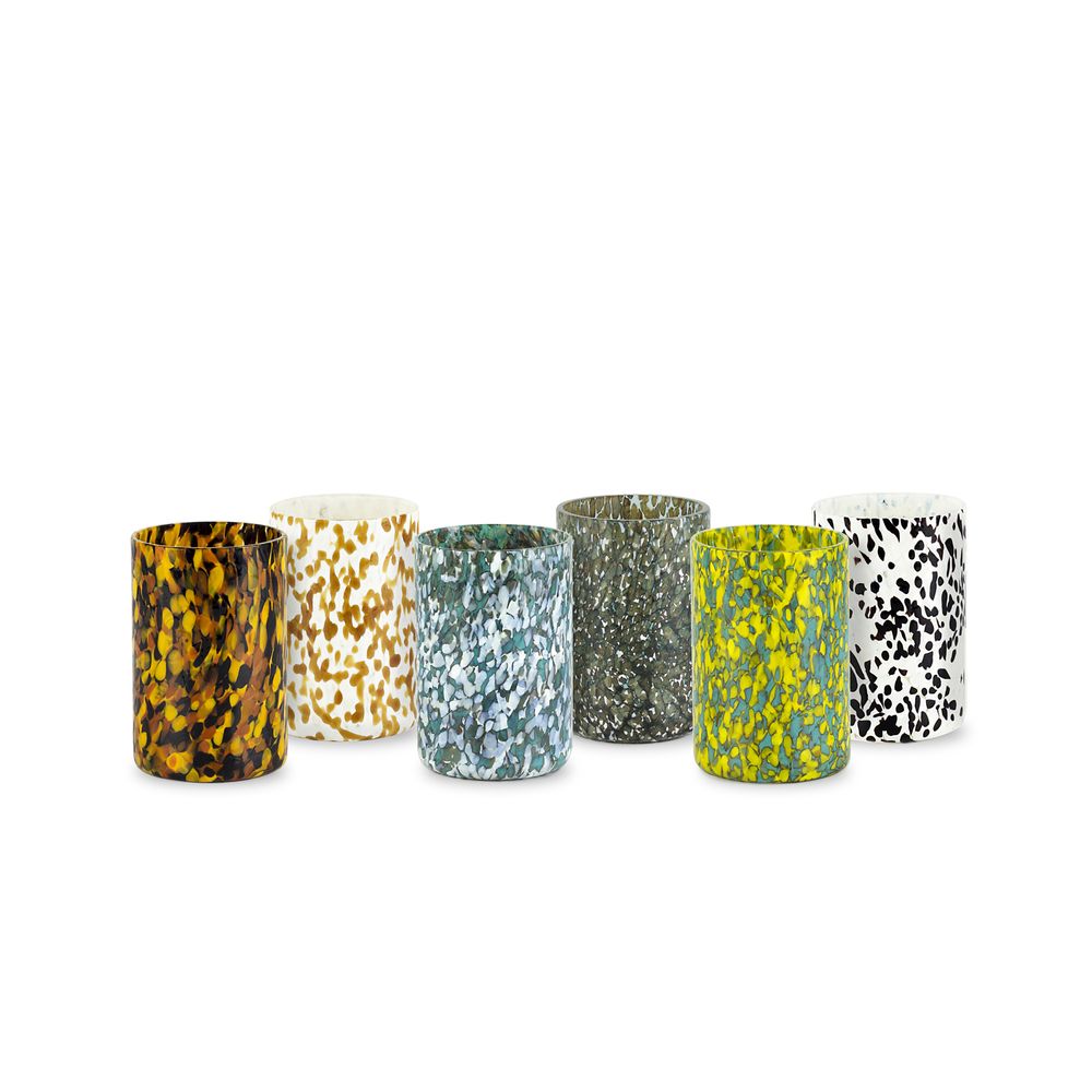 Glass - Macchia su Macchia Set of 6 Jungle Tumblers - STORIES OF ITALY